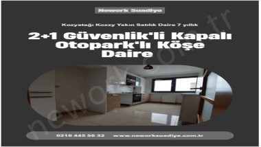 KOZYATAĞINDA  SATILIK DAİRE 10. KAT FERAH OTOPARKLI
