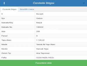 GEBZE BALÇIK 314 M2 KOMPLE TİCARİ İMARLI SATILIK ARSA KOCAELİ GEBZE BALÇIK