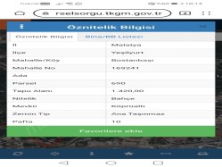 BOSTANBAŞINDA SATILIK BAHÇE