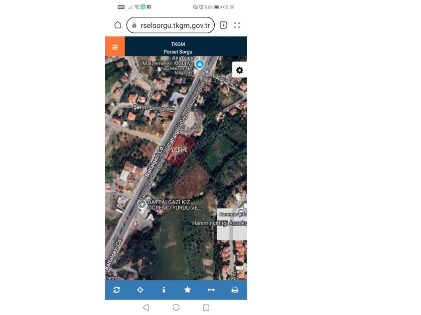 BATTALGAZİ YOLU CADDEYE CEPHE
