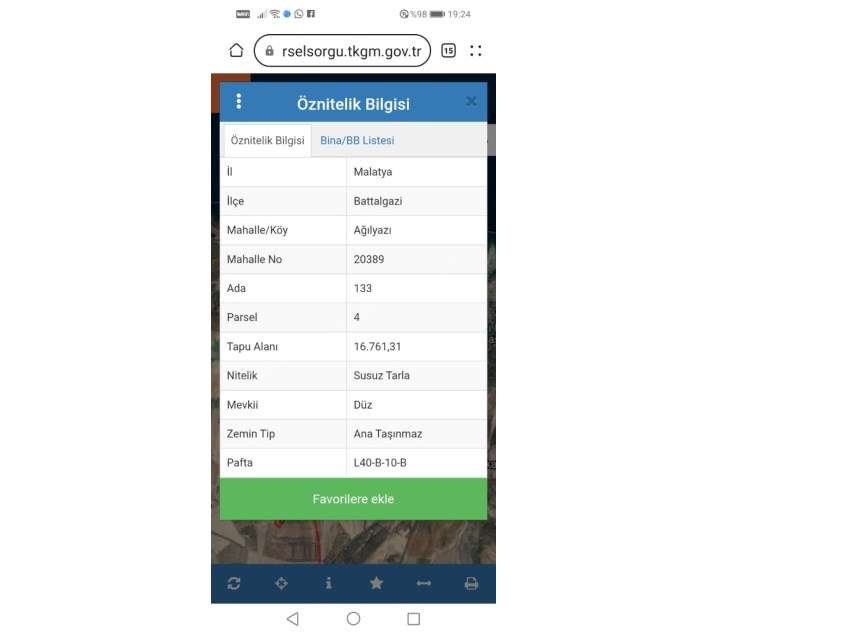 BARAJA YAKIN AĞILYAZI DA SATILIK ARAZİ