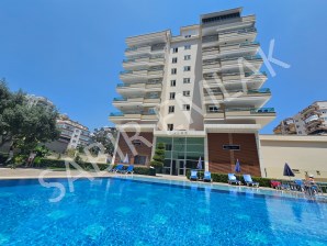 ALANYA MAHMUTLAR SATILIK 1+1 DAİRE HAVUZLU SİTEDE