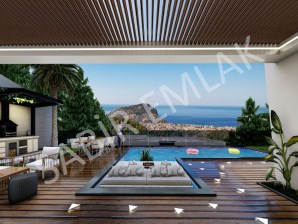 ALANYA TEPE SATILIK MÜSTAKİL VİLLA 