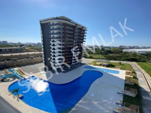 ALANYA MAHMUTLAR SATILIK 1+1 DAİRE EŞYALI HAVUZLU SİYEDE