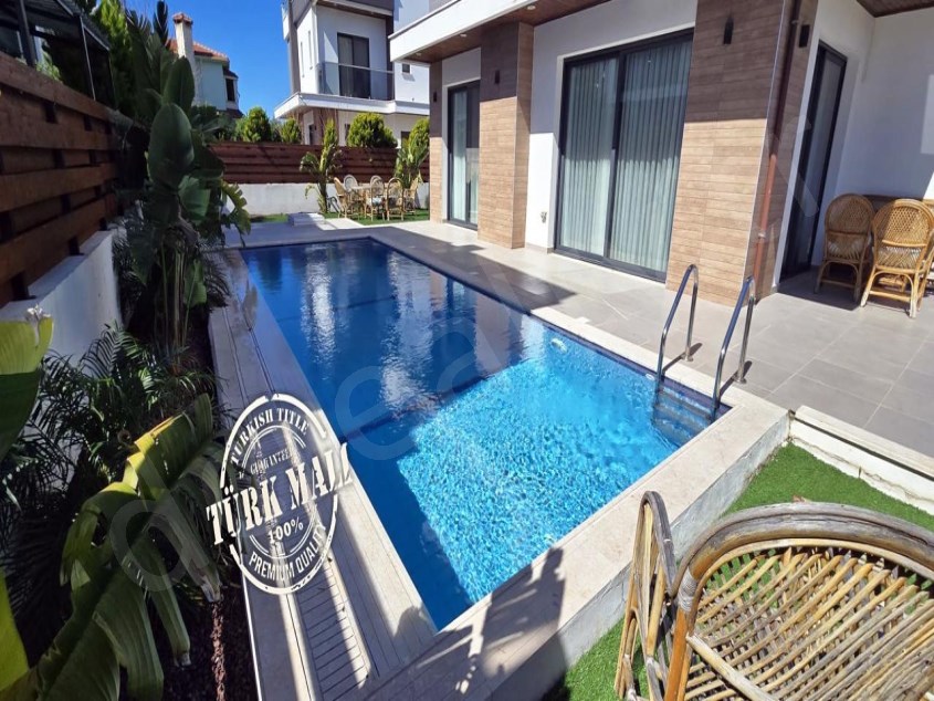 SATILIK 4+1 LÜKS VİLLA   ÇATALKÖY   TÜRK KOÇAN   HAVUZLU   FULL EŞYALI