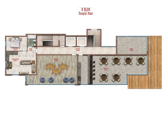  комплекс в Авсаллар Olive Paradise Поэтажный план