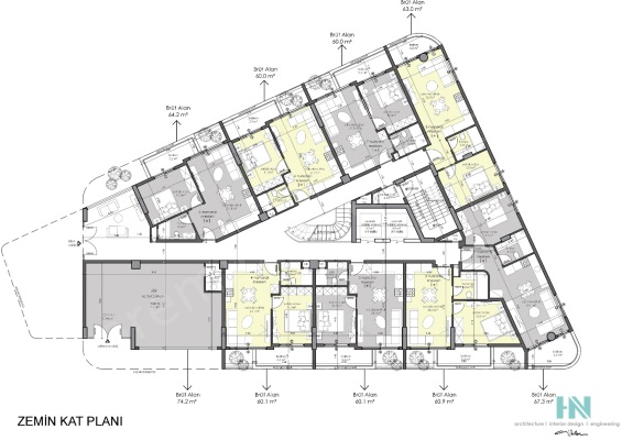 Royal Grand Exclusive – Luxury Apartments for Sale in Alanya Поэтажный план