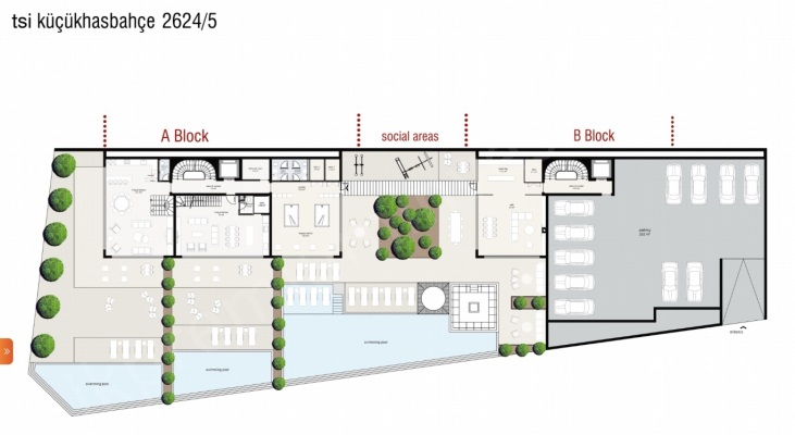 Hasbahçe Highlands – Luxuswohnungen zum Verkauf in Alanya Lageplan