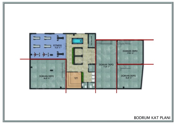 Новый проект JASMİNE PARK- Оба Поэтажный план