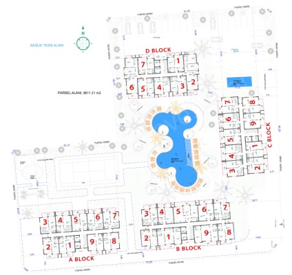 Horizon Park Oba   Alanyanın Gözde Bölgesinde Yeni Konut Projesi Vaziyet Planı