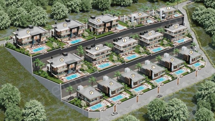 PRADA VİLLAS SATILIK VİLLA – BEKTAŞ TEPE Vaziyet Planı