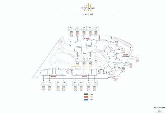  Apartments for Sale in Alanya Oba | Modern Living at OBADOWNTOWN Residences Gebäudeplan