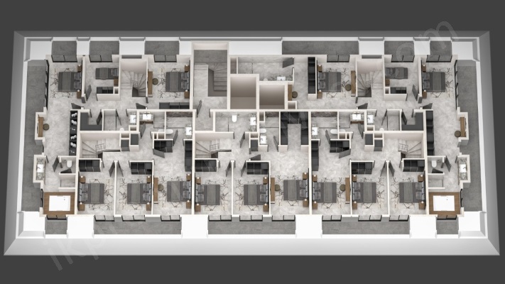 Luxury Villas for Sale in Alanya Tepe Neighborhood - Horizon Luxury Villas Floor plan