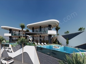 VATANDAŞLIĞA UYGUN  FULL  DENİZ  MANZARALI  LUXURY  VİLLA 