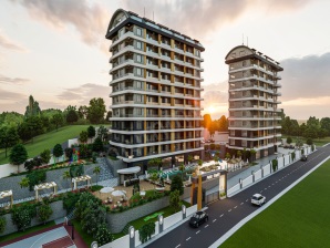 AVSALLAR YENİ PROJEDEN LUXURY DAIRELER ÖZEL PLAJ  PARK TOWER