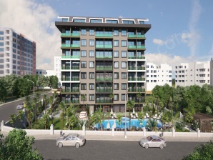 Apartments near the sea in a Avsallar ONUR LIFE RESİDENCE FOR SALE