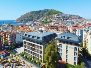 ZU VERKAUFEN: MODERNE APARTMENTS IM SQUARE LIGHT RESIDENCE, ALANYA CITY CENTER