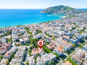 FURNISHED APARTMENT FOR SALE IN THE CENTER OF ALANYA