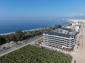 ZU VERKAUFEN: 1+1 LUXUSAPARTMENT IN VIA MAR KARGICAK VOLL MÖBLIERT POOL, SAUNA & FITNESS