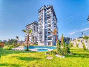  ПРОДАЖА КВАРТИРЫ В АЛАНИИ/АВСАЛЛАРЕ – SEDA PARK, 1+1, ВИД НА БАССЕЙН