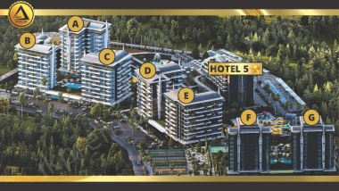 Alanya Avsallarda Satılık Lüks Daire   Exclusive New Level Premium Avsallarda   Otel Konforu, Doğa