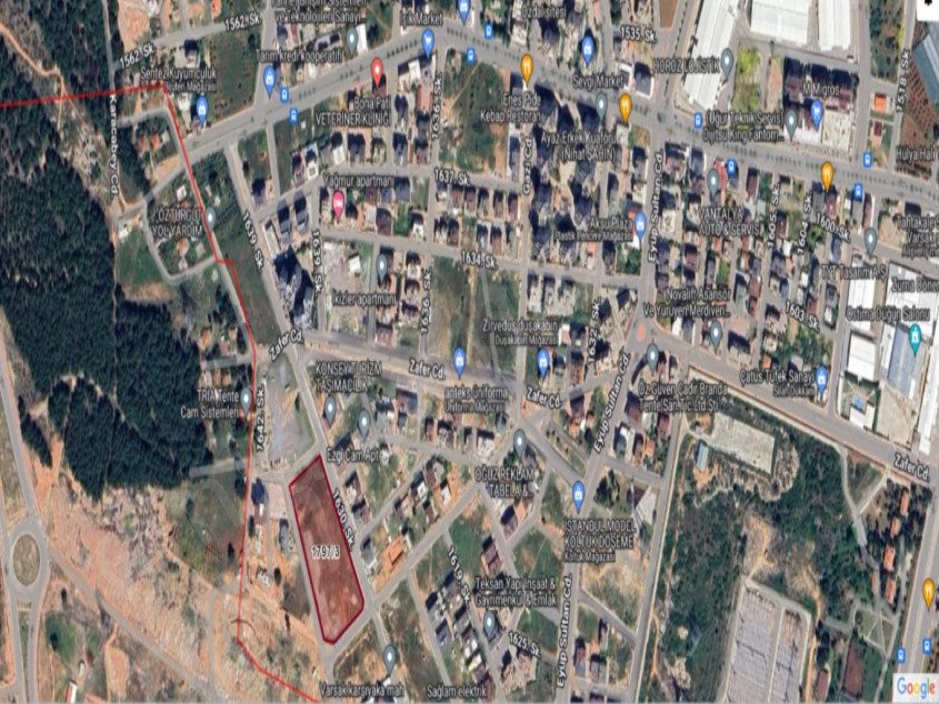 KAT KARSILIGI VARSAK KARSIYAKADA 8701 M2 TİCARİ +KONUT ORAN 50