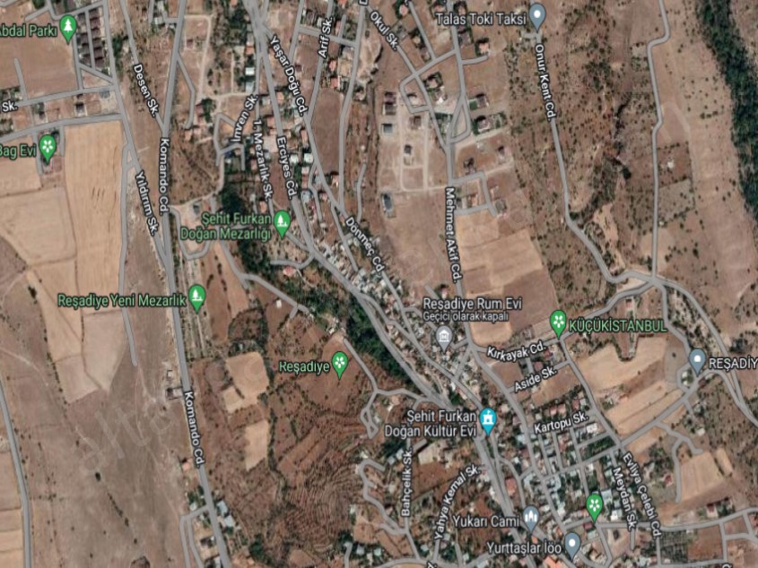 REŞADİYE DE SATILIK BAĞ