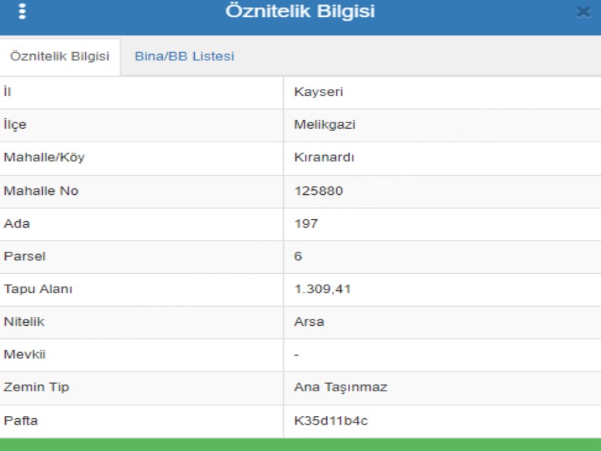 KIRANARDI SATILIK PARSEL