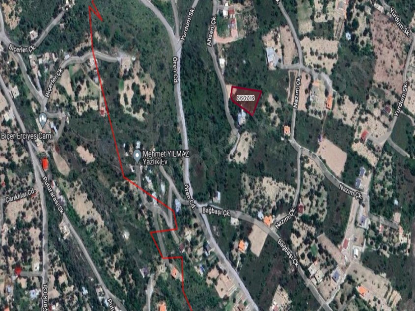 HACILAR AŞAĞI MAHALLE SATILIK TEMİZ VİLLA PARSELİ