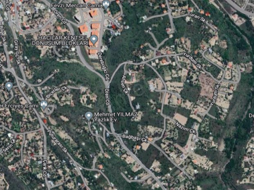 HACILAR AŞAĞI MAHALLE SATILIK TEMİZ VİLLA PARSELİ