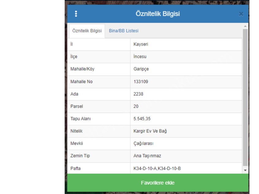 GARİPÇEDE SATILIK VİLLALI BAĞ
