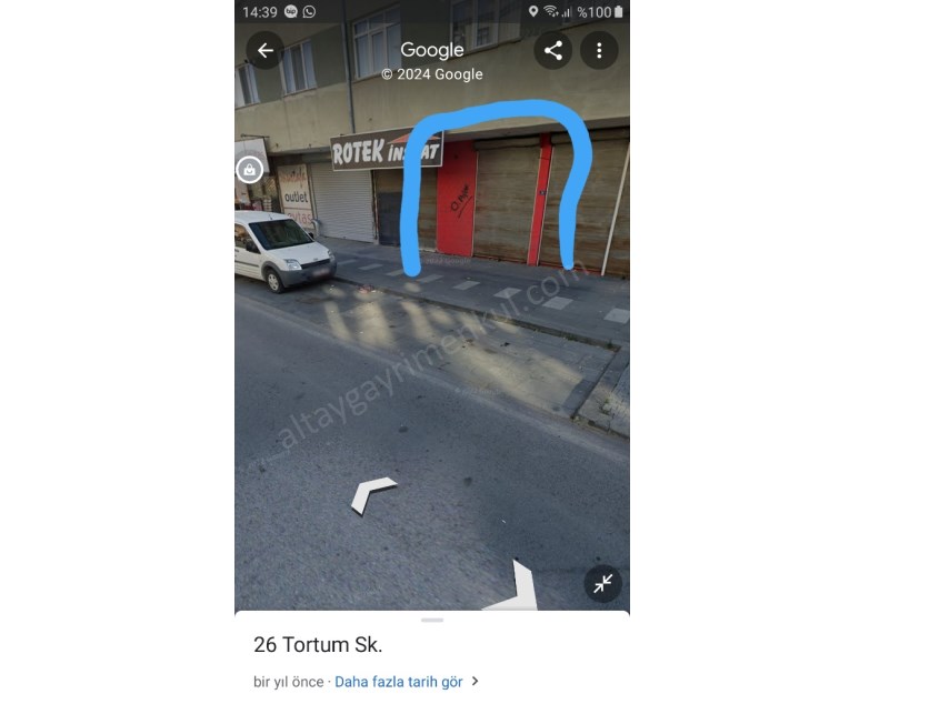 MİMARSİNAN MAHALLESİ SATILIK DÜKKAN