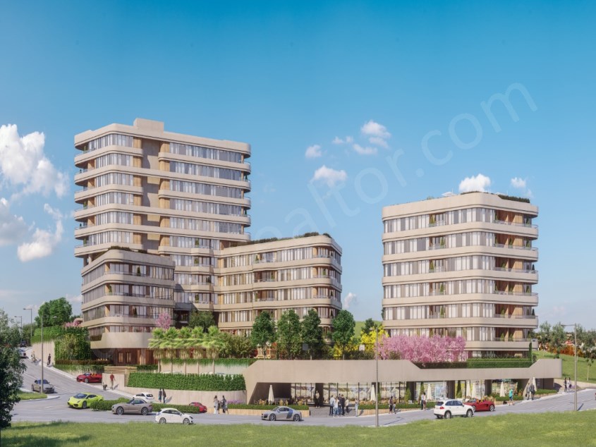 Apartments with Rich Social Facilities at Financial Centre of Istanbul