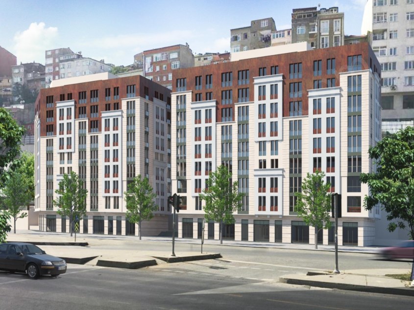 Modern Kagıthane Apartments in a Complex