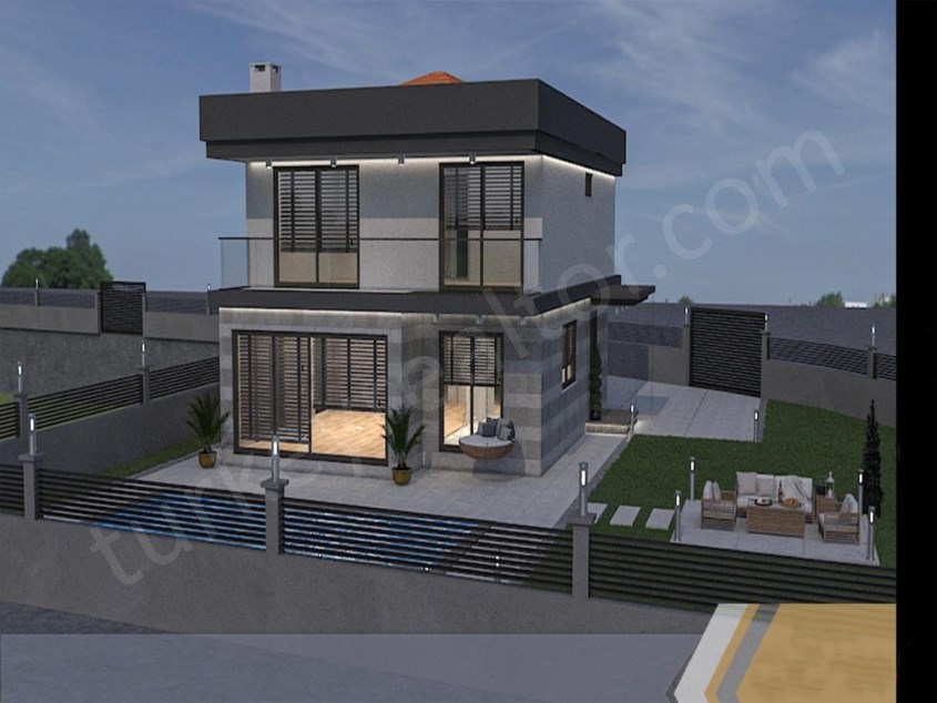 Detached Villa with Pool for Sale in Silivri Gümüşyaka