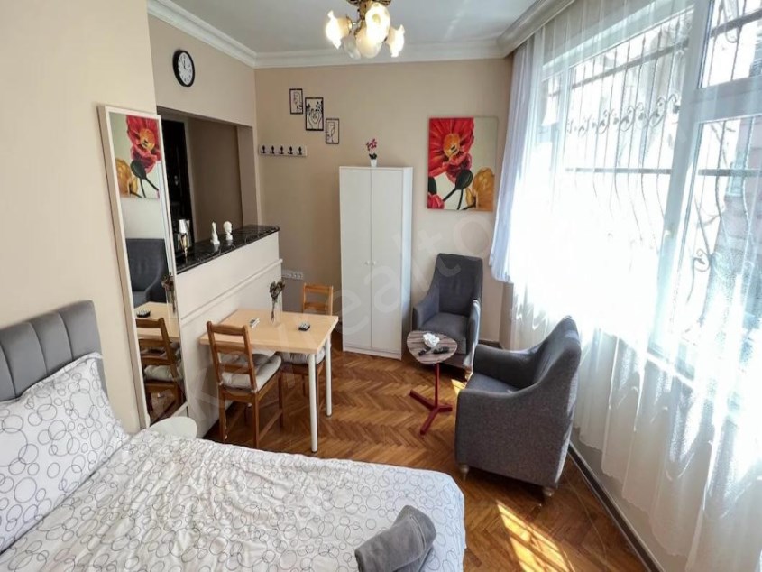 Furnished Flat for Rent in a Central Location in Beyoğlu Cihangir