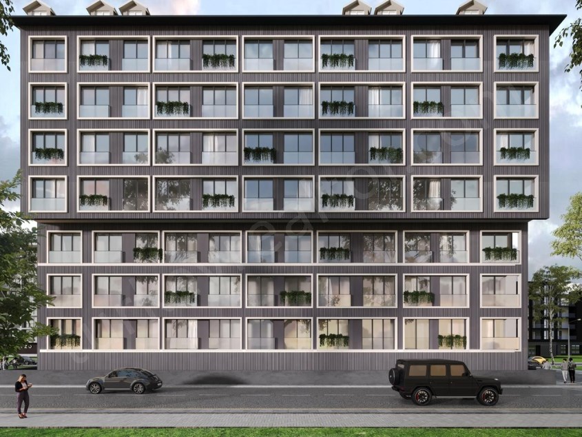 Luxury Apartments for Sale in a Site in Kağıthane