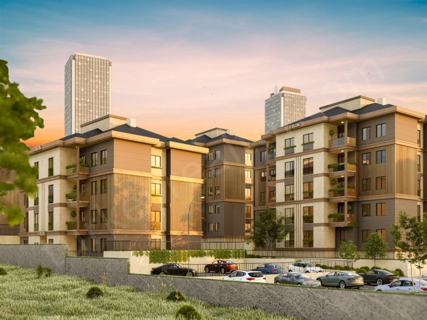 Kağıthanede Site İçerisinde Lüks Satılık Daireler