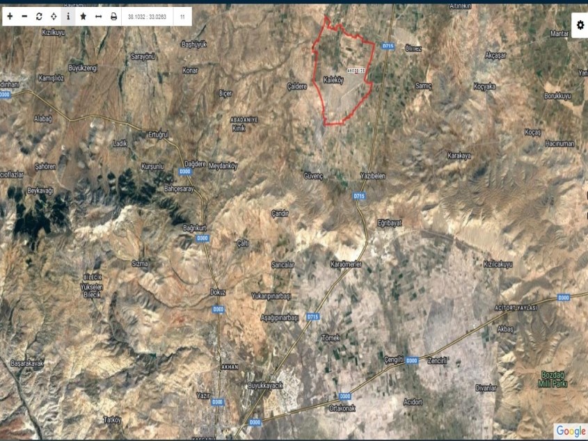 KALEKÖY MEVKİİNDE 68.399 M2 MÜSTAKİL TAPULU SATILIK TARLA