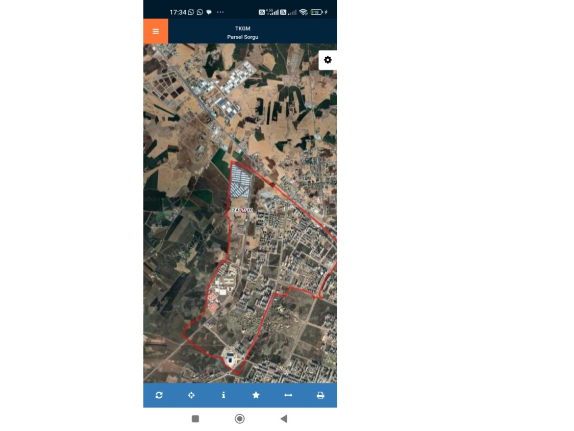 KAYAPININAR TALAYTEPEDE SATILIK YATIRIMLIK ARSA