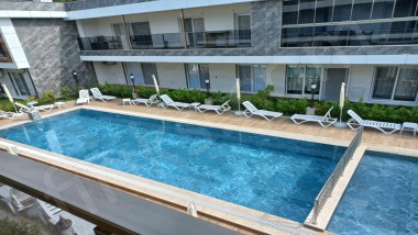 Plaja 300m mesafede Eşyalı kiralık daire( mayısa kadar)