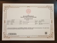 Mesleki Yeterlilik Belgesi - Hacı Sevindik