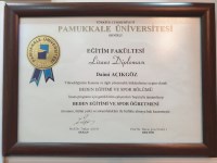 Eğitim Fakültesi Lisans Diploması