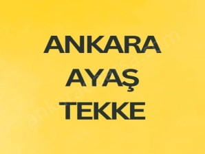 ANKARA AYAŞ TEKKE İMAR DA 250 m2 HİSSELİ TAPULU ARSA