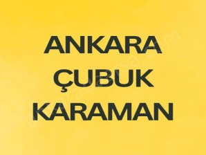 ANKARA ÇUBUK KARAMAN DA 128 M2 HİSSELİ TAPULU ARSA