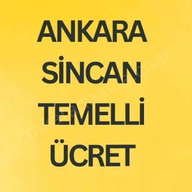 ANKARA SİNCAN TEMELLİ ÜCRET TE 60 M2 HİSSELİ TAPULU TARLA
