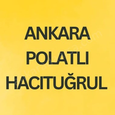 ANKARA POLATLI  HACITUĞRUL DA 160 M2 (İMAR SINIRI) HİSSELİ TAPULU TARLA