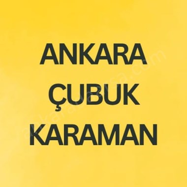 ANKARA ÇUBUK KARAMAN DA 51 M2 HİSSELİ TAPULU ARSA