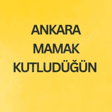 ANKARA MAMAK KUTLUDÜĞÜN İMAR DA 419 M2 HİSSELİ TAPULU TARLA