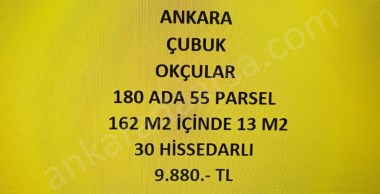 ANKARA ÇUBUK OKÇULAR DA 13 M2 HİSSELİ TAPULU SEBZE BAHÇESİ
